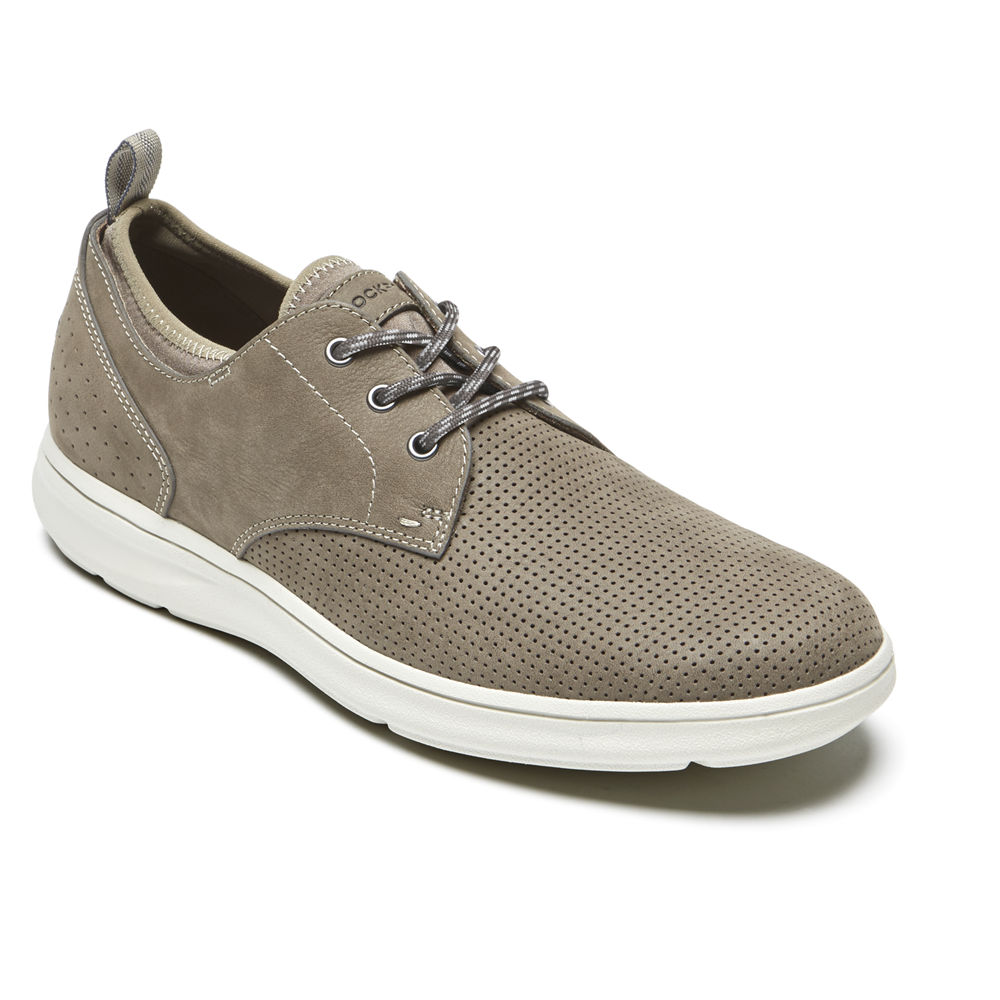 Rockport Singapore Mens Oxfords - Beckwith Plain Toe Olive - OL8905672